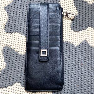 Lodis Artemis black leather credit card ID wallet